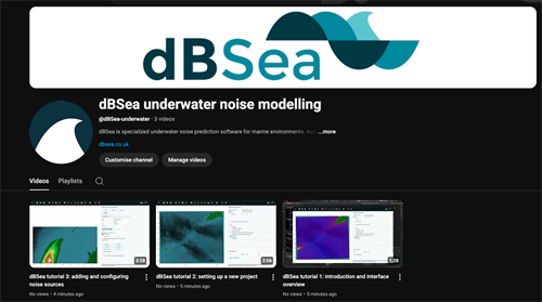 dBSea youtube banner